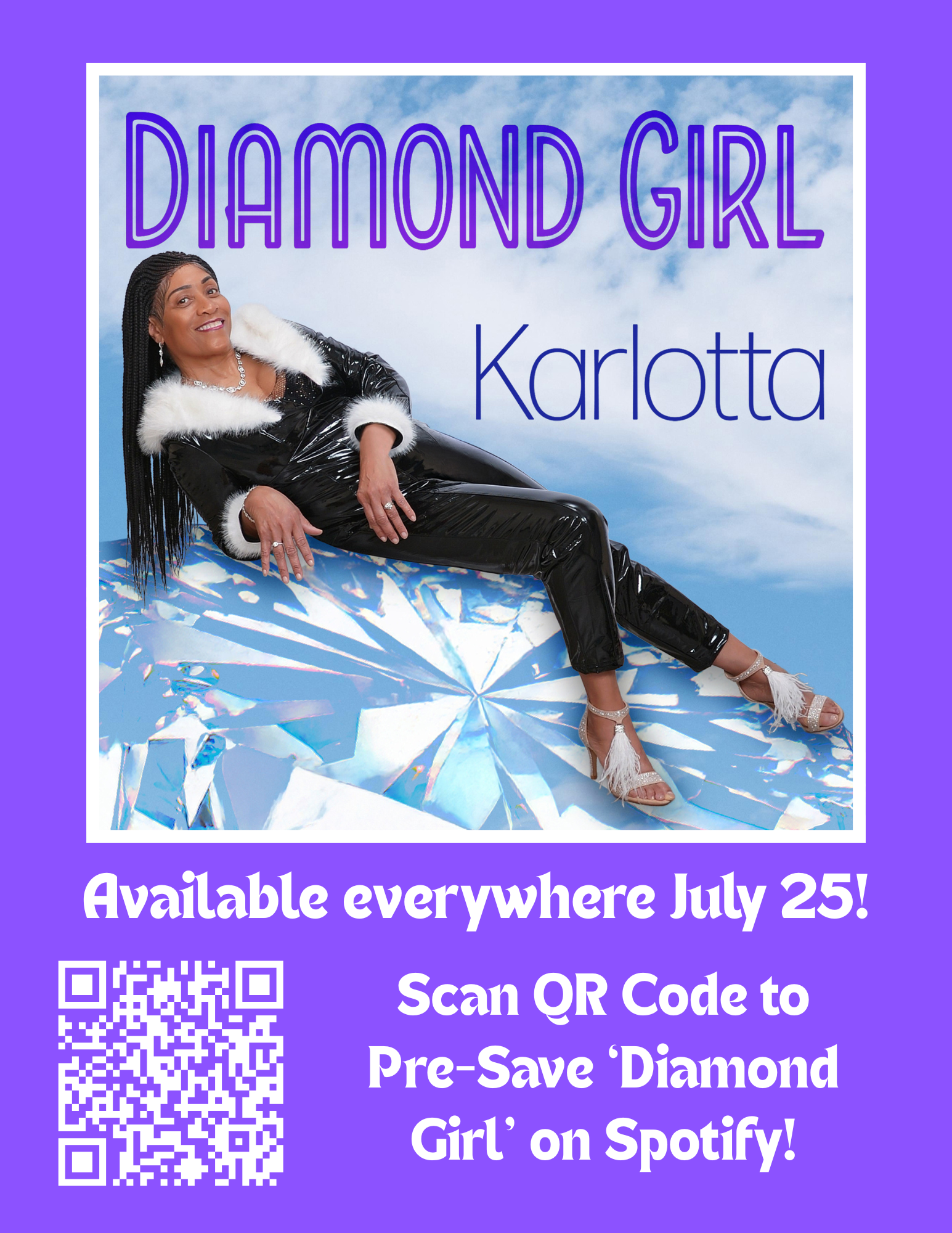 Karlotta Diamond Girl Promo Flyer